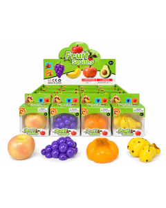 Fruit Squishy – Assorted Fruits Set 1 - CDU 20