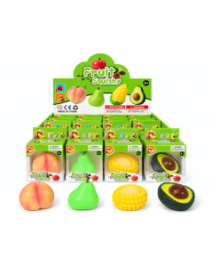 Fruit Squishy – Assorted Fruits Set 2- CDU 20
