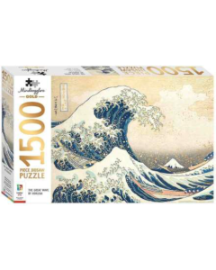 Mindbogglers Gold 1500 Piece Great Wave Puzzle (Min Order Qty 2) 