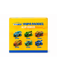 Die Cast Pull Back Monster Car Set (24 pc) 