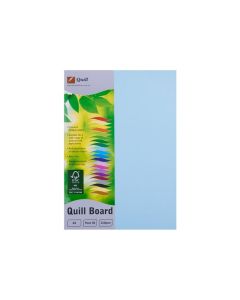 Quill Coloured Board 210gsm A4 Pack of 50 : Powder Blue