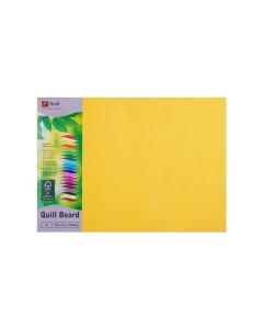 Quill Surface Board 210gsm A3 Pack of 25 : Lemon