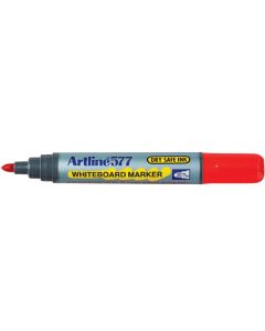 Artline 577 Whiteboard Marker Red Box of 12 (Min Ord Qty 1)
