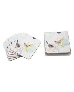 Wild Blue Wren Coasters Set of 6 