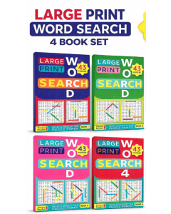 Timeless Large Print Word Search Power Pack ( 4 books)