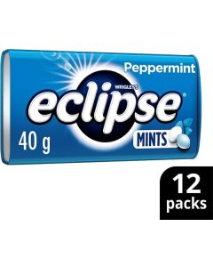 Eclipse Mints 40g Peppermint Display of 12