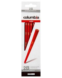 Lead Pencil 2B Columbia Cadet Round Pack of 20 (Min Order Qty 1)