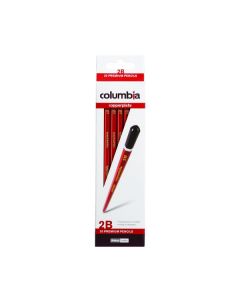 Columbia Copperplate Lead Pencil Hexagonal 2B Box of 20 (Min Order Qty 1)