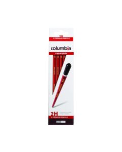 Columbia Copperplate Lead Pencil Hexagonal 2H Box of 20 (Min Order Qty 1)