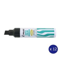 Pilot SCA-6600 Jumbo Permanent Marker Chisel Tip Black 12pk (Min Ord Qty 1)
