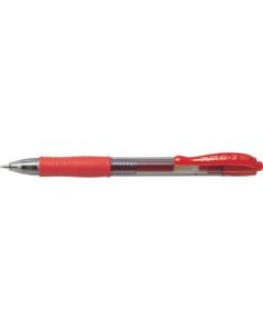 Pilot G2 Retractable Gel Ink Red 0.7 Fine Box of 12 (Min Ord Qty 1)