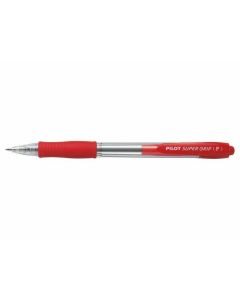 Pilot Super Grip Retractable Ballpoint Pen Fine 0.7mm Red Bx 12 (Min Ord Qty 1)