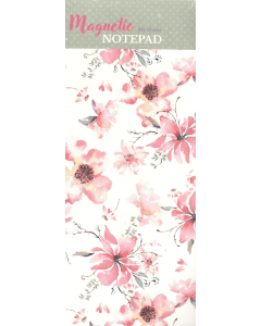 Magnetic Notepad 80 Sheets - Blush Sakura Breeze