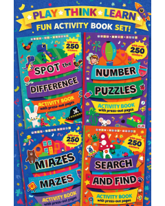Learning Fun Activity book -Set of 4
