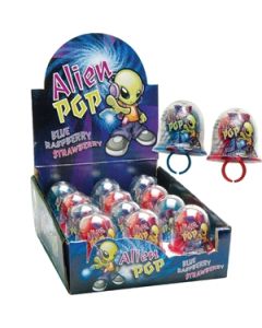 Universal Candy Alien Ring Pop 15g CDU of 12