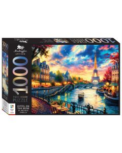 Mindbogglers Artisan 1000pc Eiffel on the Seine jigsaw