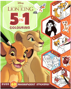 Disney The Lion King 5-in-1 Coloring Book