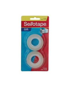 Gift Tape Roll 2 Pack 18mmx25m BOX OF 6