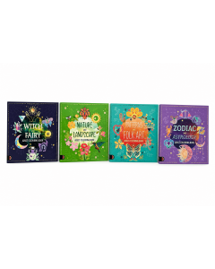 Adult Coloring Book Set – 4 Pack Relaxation Series