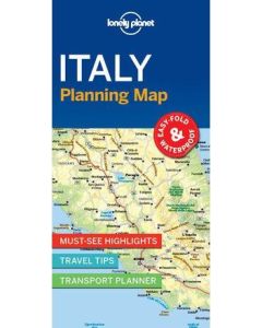 Lonely Planet Italy Planning Map (Min Order Qty 1)