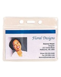 Rexel ID Pouch Soft Landscape 94x78mm Pack of 10 