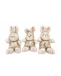Soft Plush Bunny Set- 3 Pieces