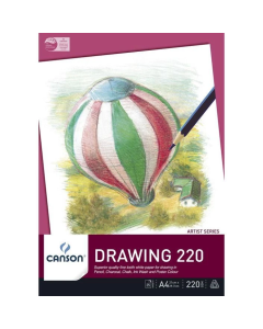 Canson A4 220gsm Drawing Paper 25 Sheets