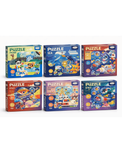 32pcs Kid Puzzle Set – 6 Designs Assorted- 18 puzzles Per Box
