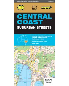UBD/Gregorys NSW Central Coast Suburban Streets 289 Map #16 