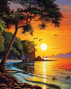 Golden Coast Sunset 1000 PC