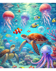 Tropical Ocean Turtle 1000 PC