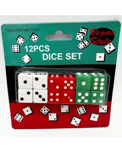12 Piece Dice Set 1.6cm