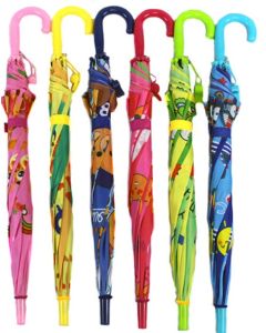 Kids Umbrella Assorted Colours/Designs Pack of 12