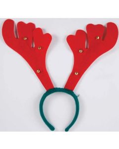 Christmas Antlers with Bells 