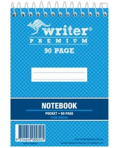 Writer Premium 90 Page Pocket 112x76mm Notebook Pack of 10