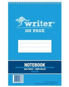 Writer Premium 300 Page 8” x 5” Notebook Pack of 10