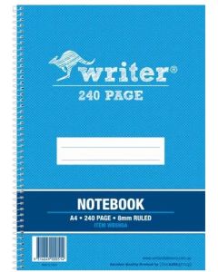 Writer A4 240pg Note Book 296 x 210mm Pack of 5