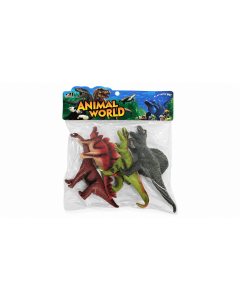 Jurassic Dino World 4 pc Set- ETA JUL/AUG