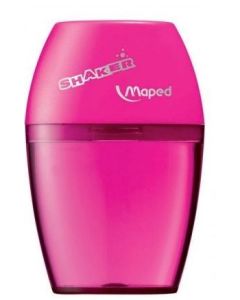 Maped Shaker Sharpener 1 Hole Assorted Display of 25 (Min Ord Qty 1)