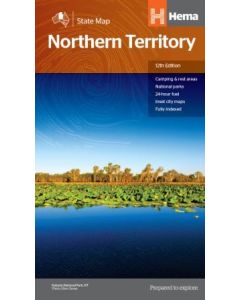 Hema Northern Territory State Map #12  (Min Order Qty 1)