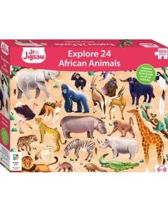 Junior Explorer Jigsaw puzzle 100pce African Safari (Order in Multiples of 2)