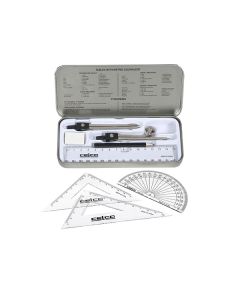 Celco 8 Piece Maths Set 909 with Compass (Min Order Qty 1) 