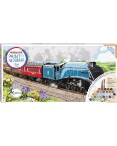 Art Maker Paint by Number Canvas Steam Train (Min Order Qty: 2)