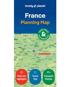 Lonely Planet France Planning Map #2 (Min Order Qty 1)