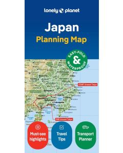 Lonely Planet Japan Planning Map #2 (Min order Qty 2)