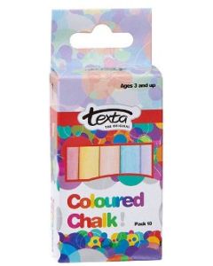 Texta Chalk Colours Pack of 10 (Min Ord Qty ) 