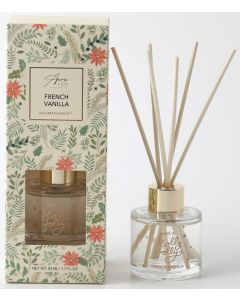 Aura & Co Christmas Reed Diffuser 50g - French Vanilla (Pre-Order for October Delivery)