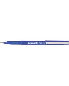 Fineliner Artline  220 Blue (Bx 12) 0.2mm (Min Ord Qty 1)