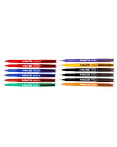 Fineliner Artline  220 Assorted 0.2mm Box of 12 (Min Ord Qty 1)