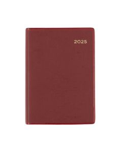 Collins 2026 Belmont A7 Week to View Burgundy (SPECIAL ORDER - MOQ 5) *Pre-Order Aug/Sept Delivery*